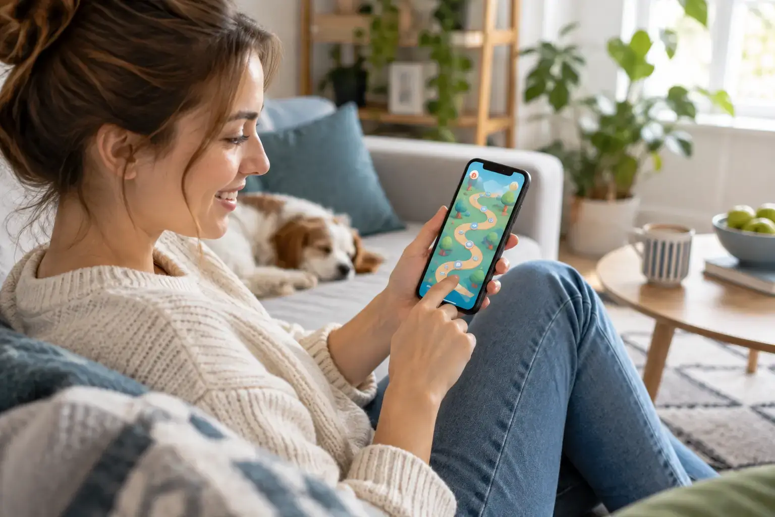 Игровая локация «Клуба друзей Дикси» в мобильном приложении