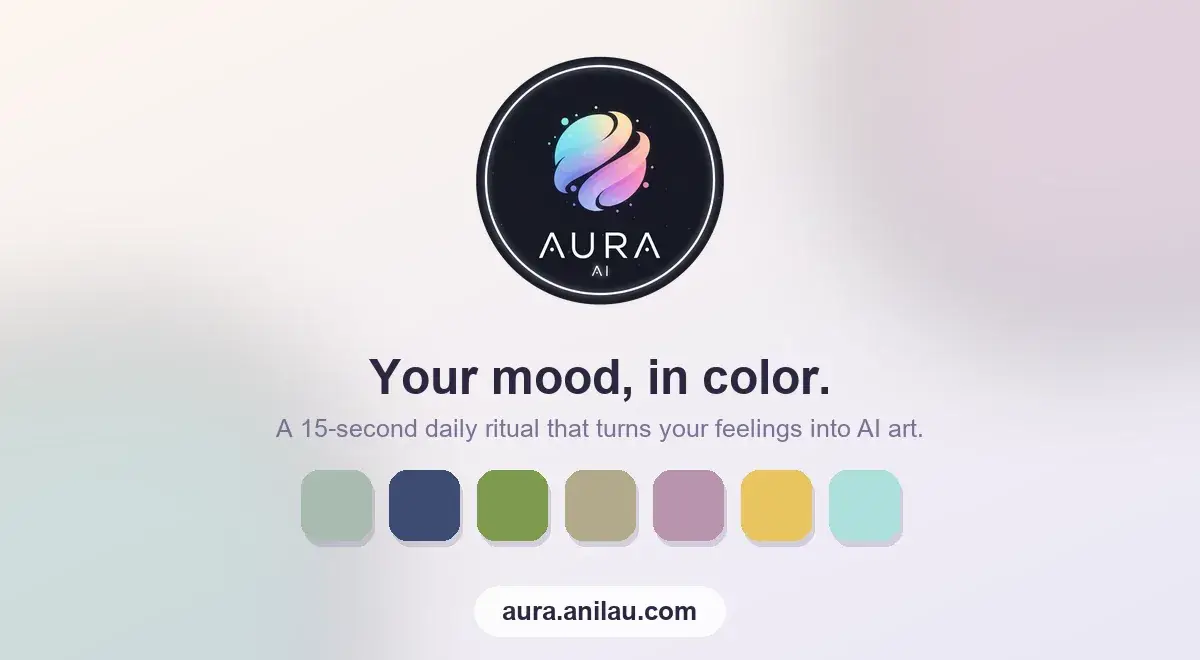 An existing public Aura visual. This is promotional artwork, not an application screen.