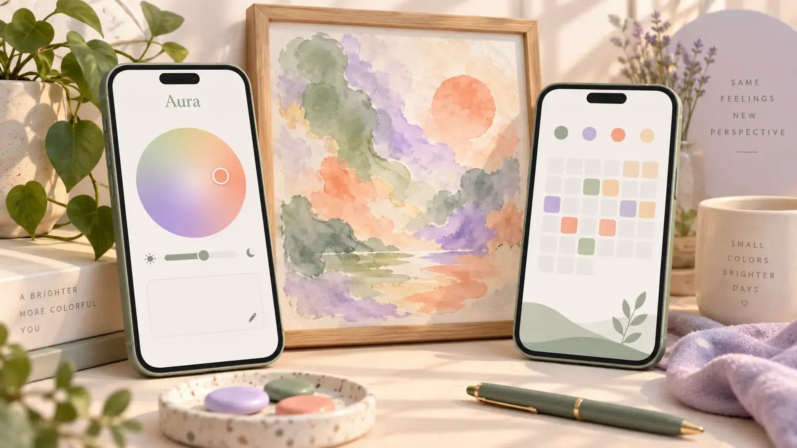 Aura: a Telegram diary with a colour calendar and AI artifacts