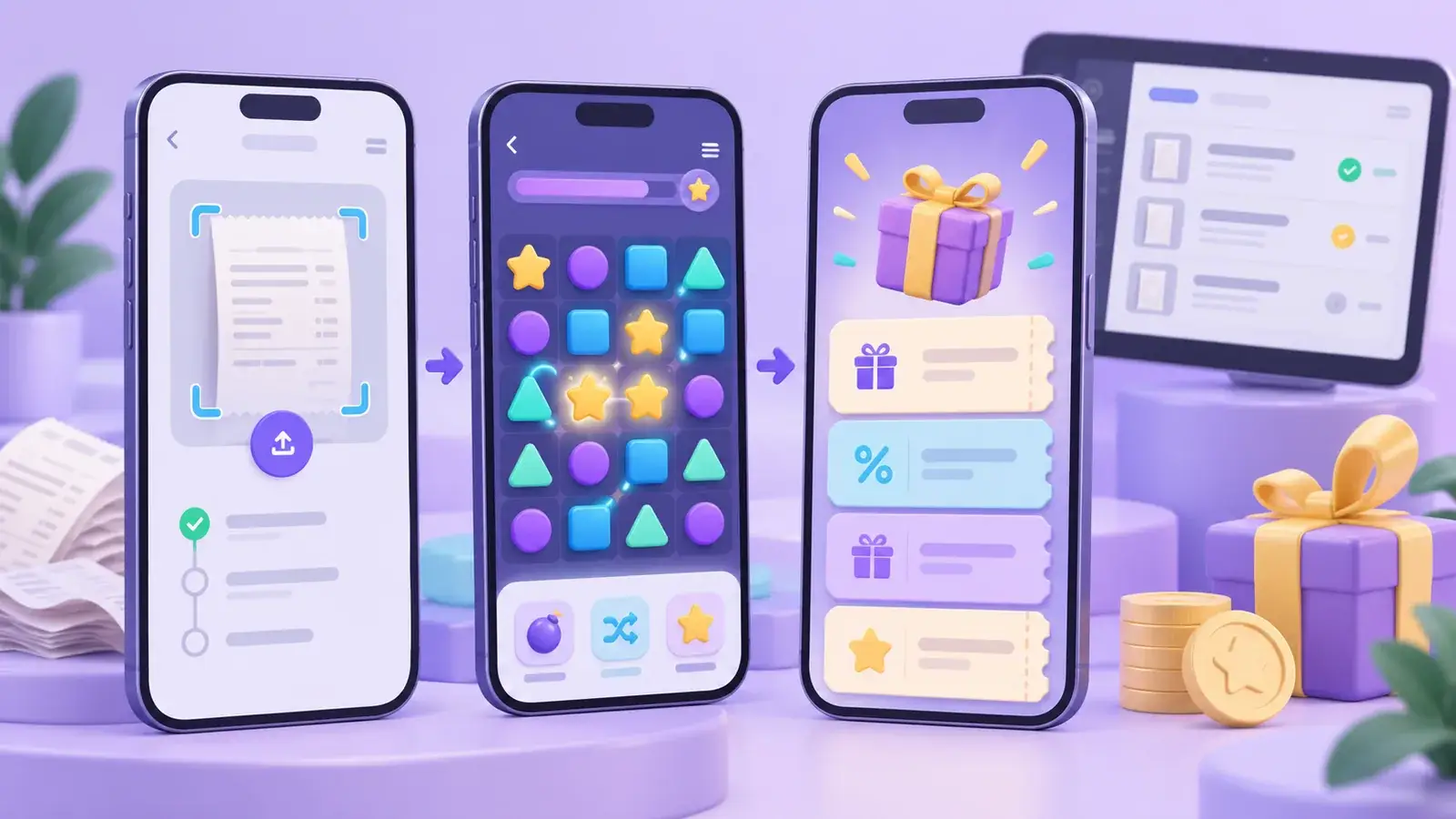 A consumer goods promotion app in Telegram and VK, 2024