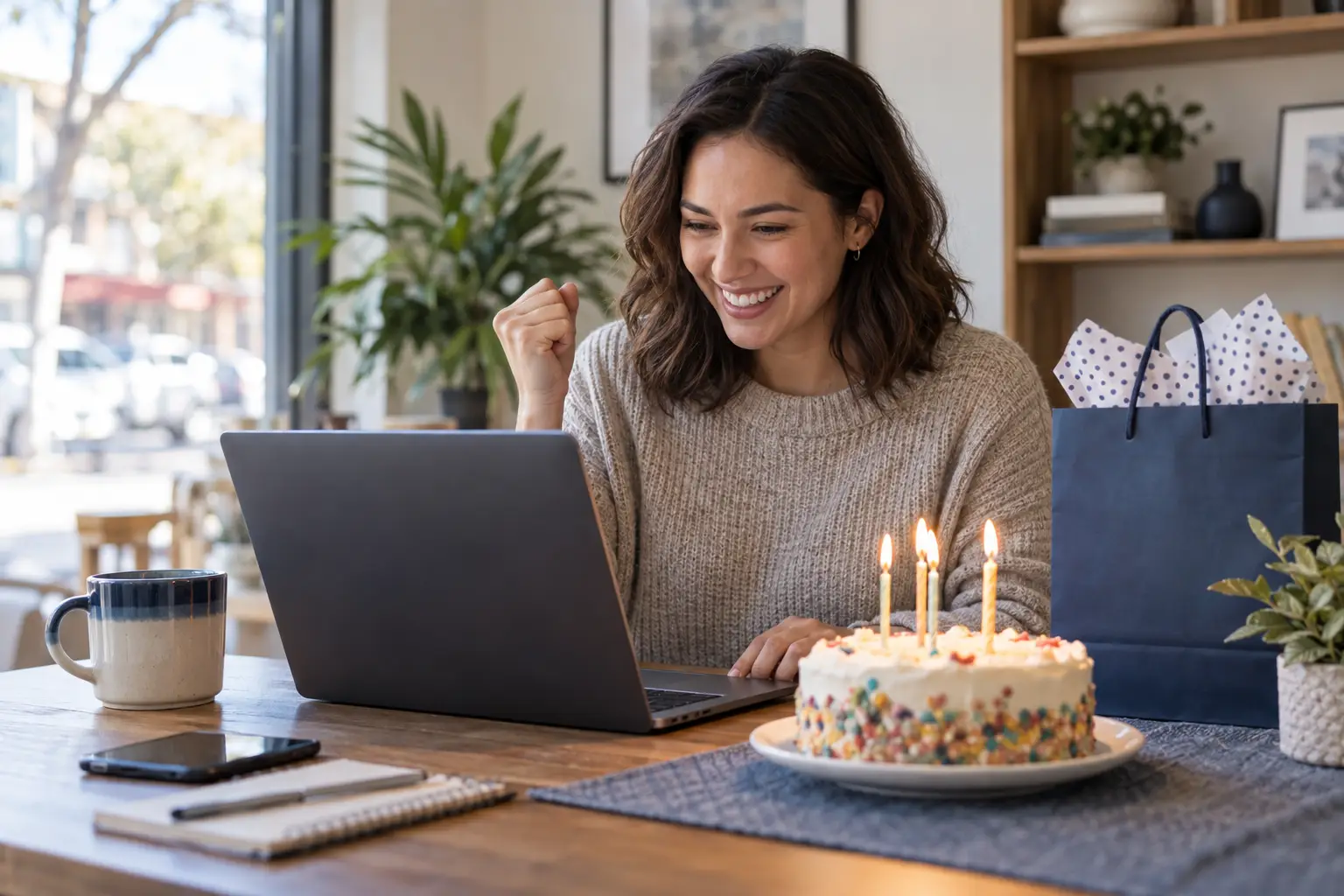 A Victoria birthday landing page