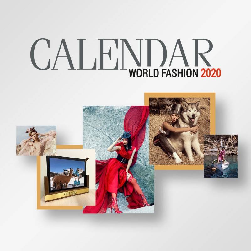 Website of the World Fashion Calendar 2020 project